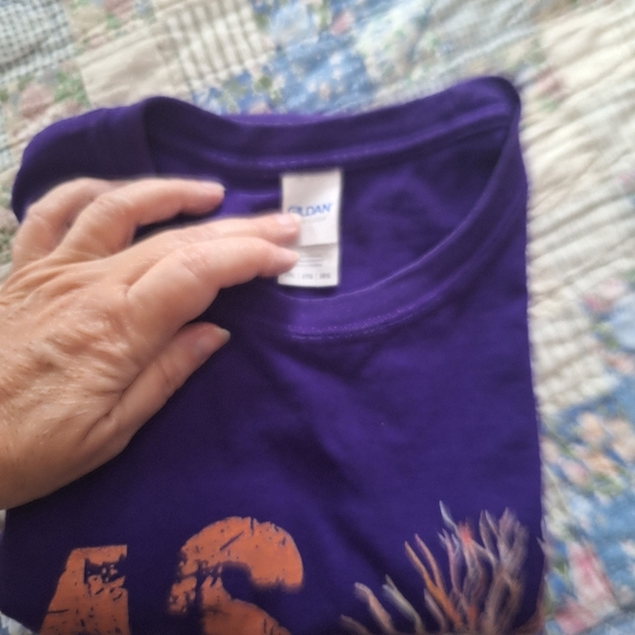 Gildan longsleeves Purple MS support - Picture 7 of 13